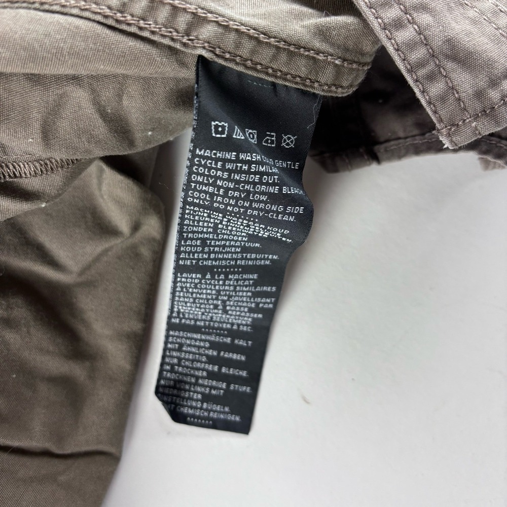 Harley Davidson‎ 2XL Sleeveless Button Down Shirt Vest Patch Mechanic XXL Brown - Picture 11 of 11